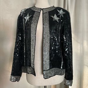 Vintage Star Sequin Jacket